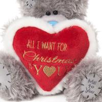 9" All I Want For Christmas Heart Me To You Bear Extra Image 3 Preview